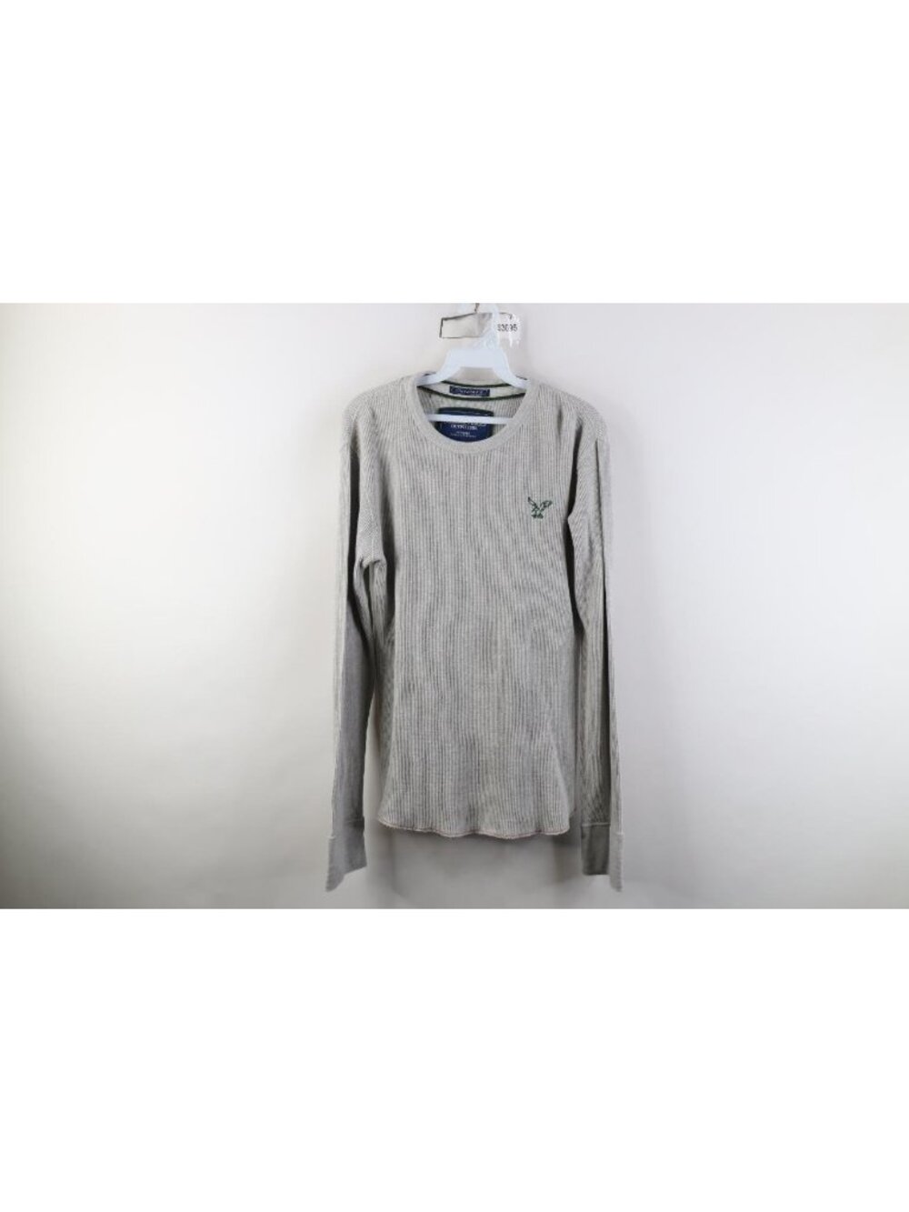 Vtg 90s Y2K American Eagle Mens Small Thermal Waffle Knit Long Sleeve T-Shirt